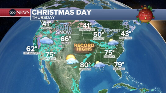 Christmas week weather forecast: California braces for life-threatening flooding
