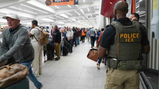Trump doesn’t rule out immigration enforcement at airports after ICE agents deployed