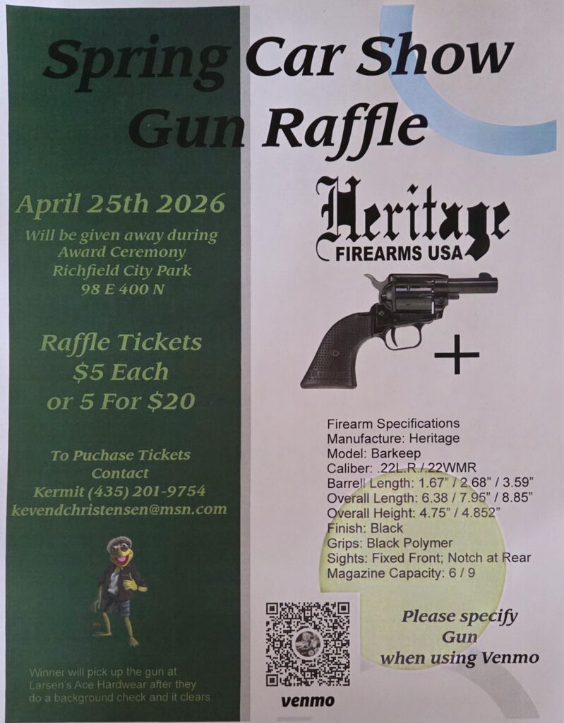 Spring Car Show Gun Raffle