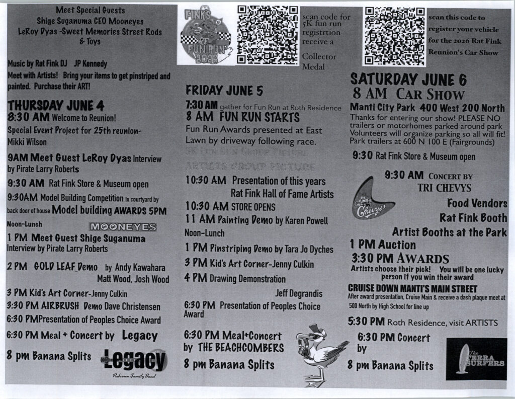 24th ANNUAL BIG DADDY ROTH REUNION