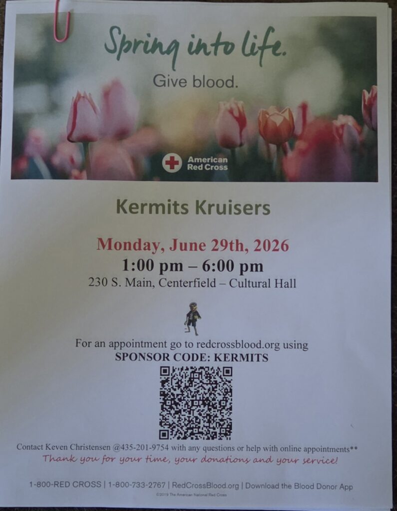 Upcoming Red Cross Blood Drives