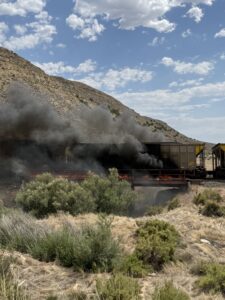 Coal Train Derails Near Levan