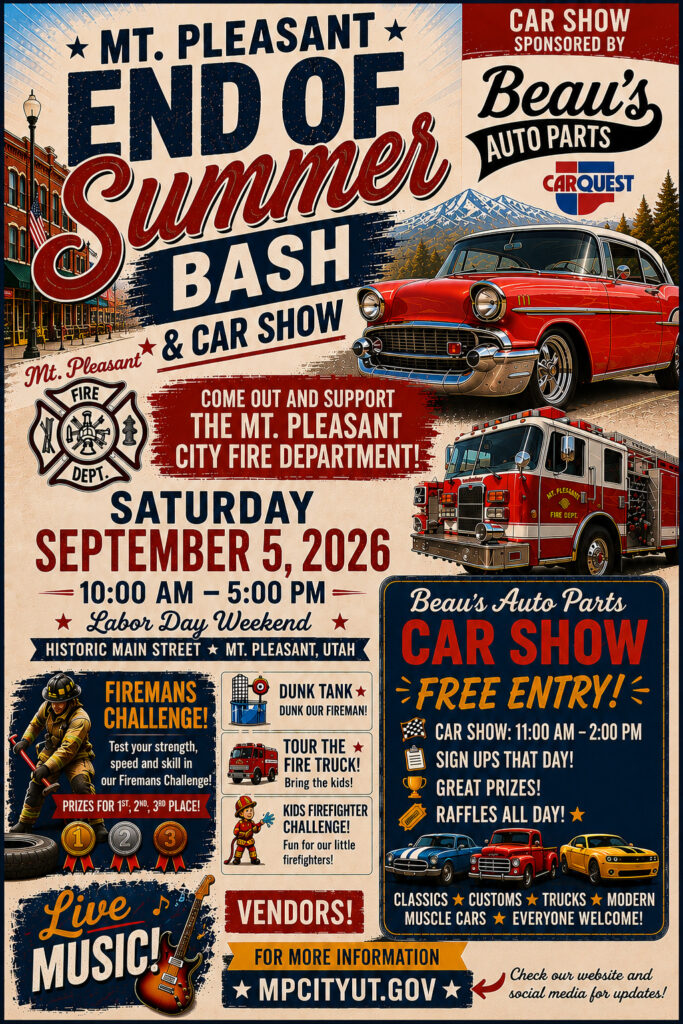 Mt. Pleasant End of Summer Bash and Car Show